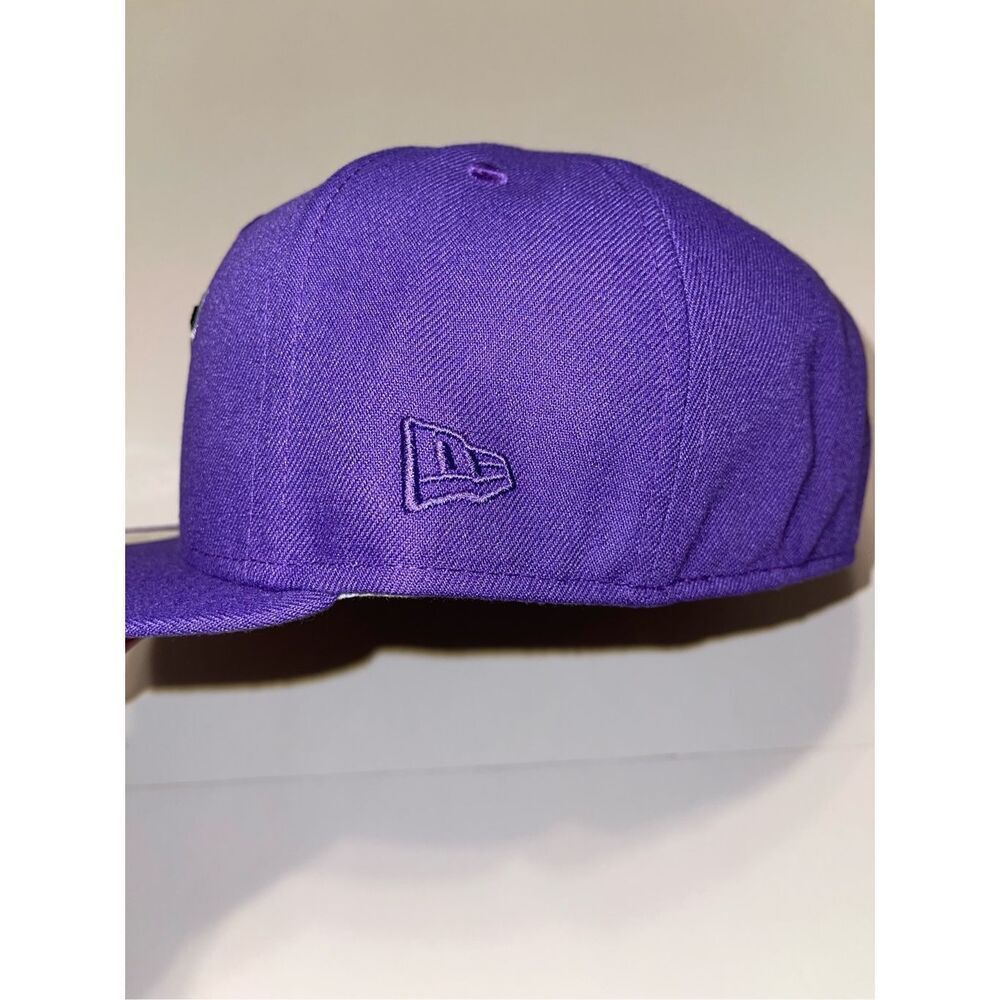 New Era 9FORTY Toronto Blue Jays Snapback Hat Purple Black Gold 40th Season - Picture 4 of 5